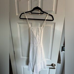 Veruca Dress. Currently sold out at aritzia. Sunday Best; white dress.